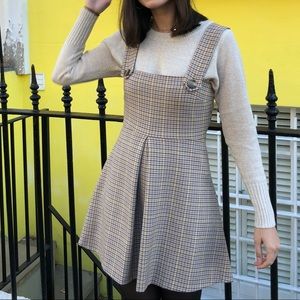 Zara Houndstooth Mini Dress